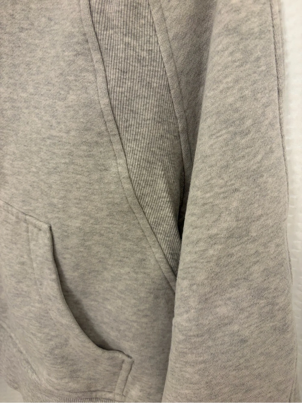 Lululemon scuba half-zip hoodie • size XS/S • heathered gray